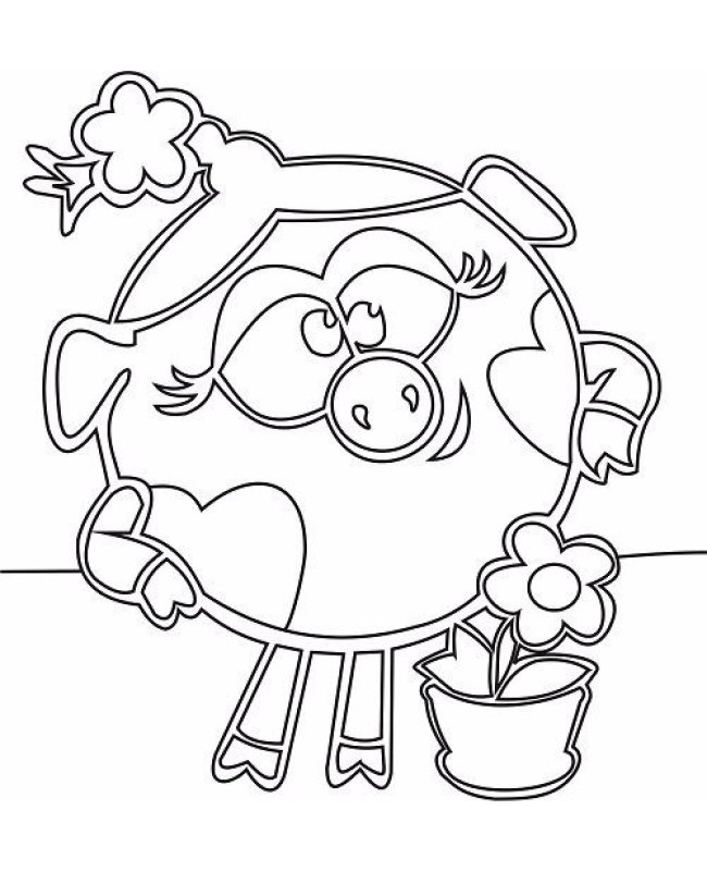 Раскраска «Смешарики»