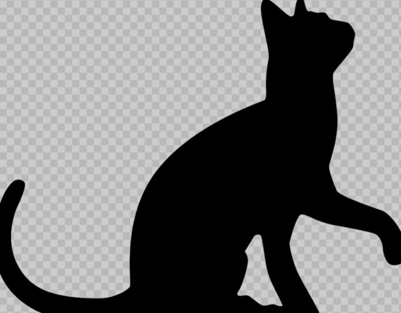 Силуэты котов