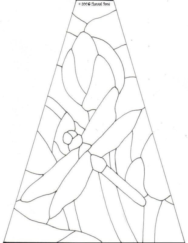 Витраж орнамент