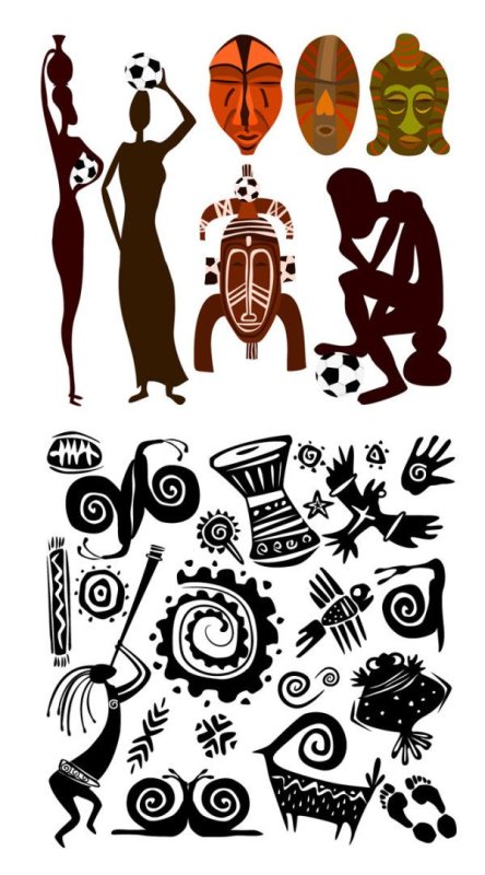 Африканские этнические узоры