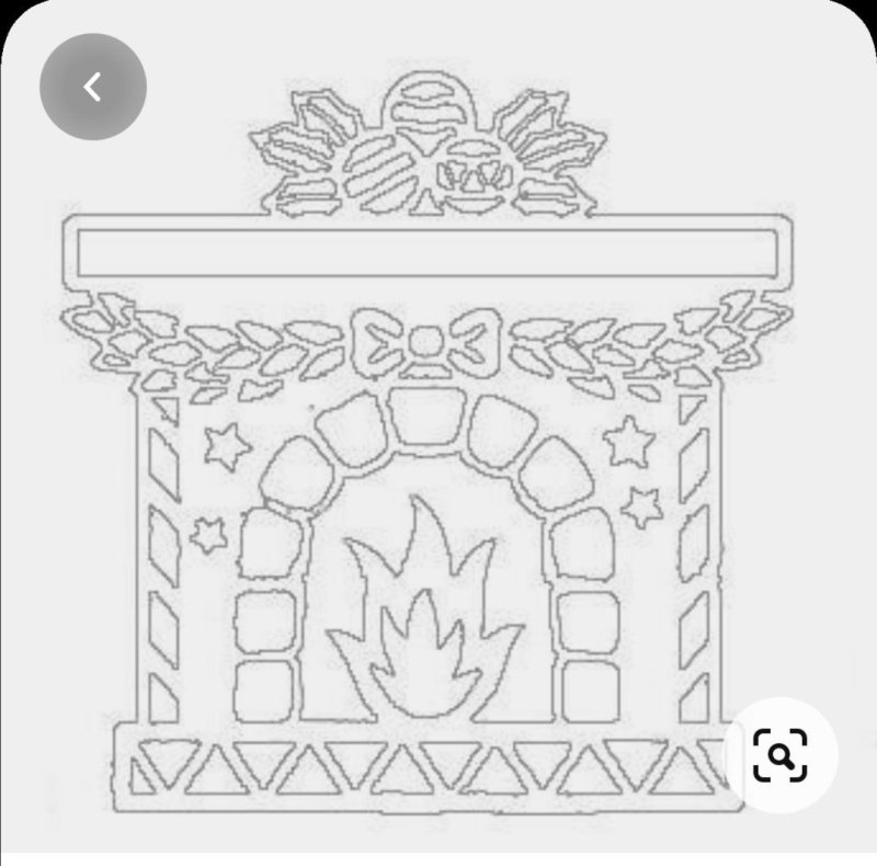 Вытынанки камина