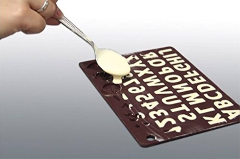 Формочка для шоколада буквы цифры