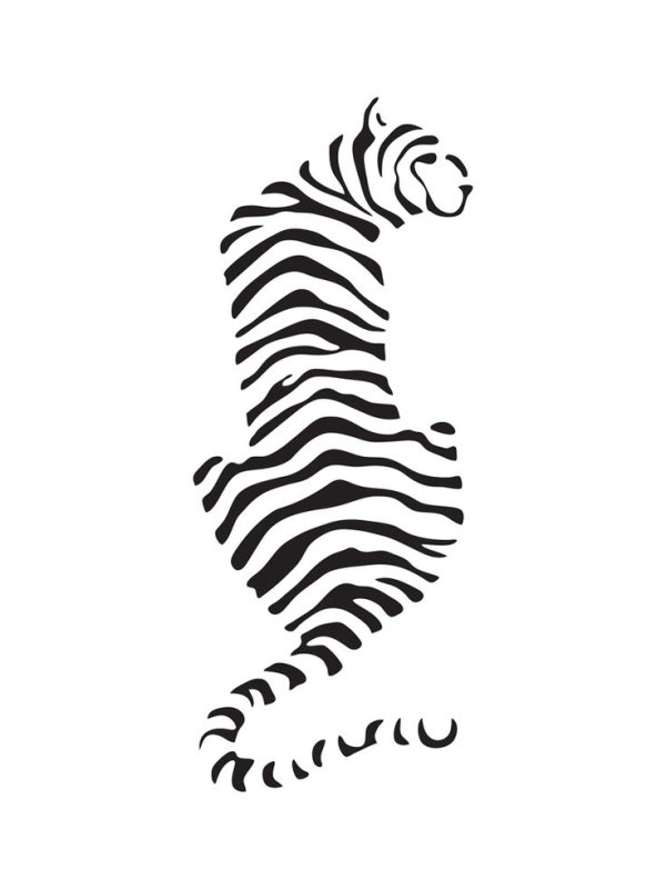 Тигр рисунок