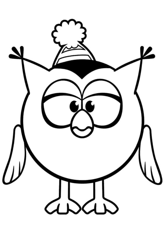 Совунья из смешариков черно-белый