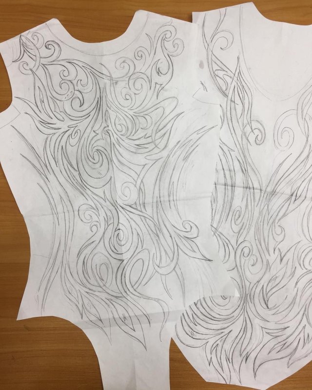 Узоры для гимнастических купальников