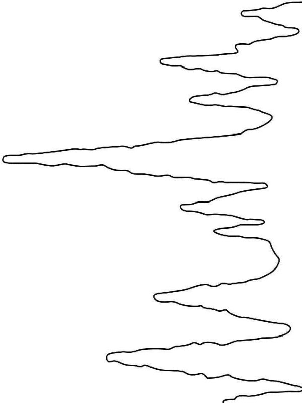 Сосульки из бумаги трафарет