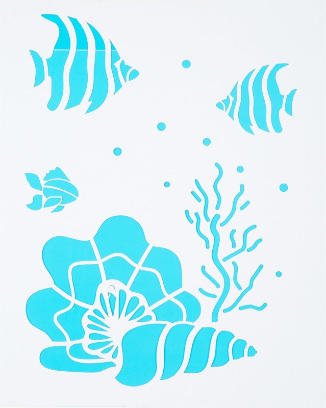 Трафареты морские