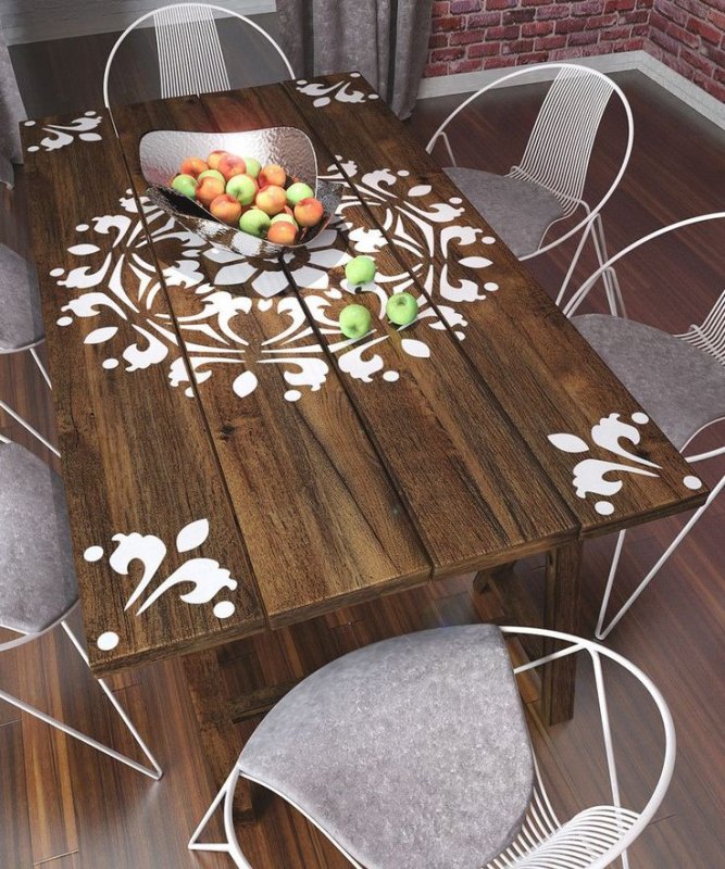 Декорирование кухонного стола