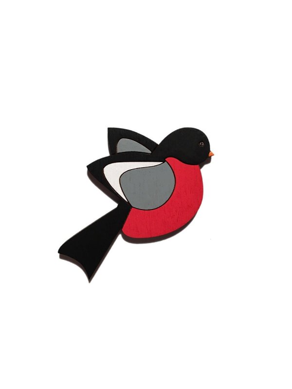 Снегирь шаблон для аппликации