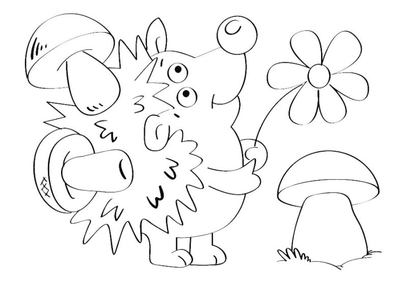 Контуры для рисования для детей