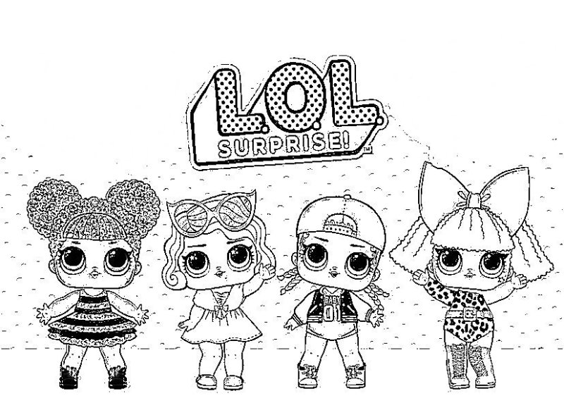 ЛОЛ. Раскраска