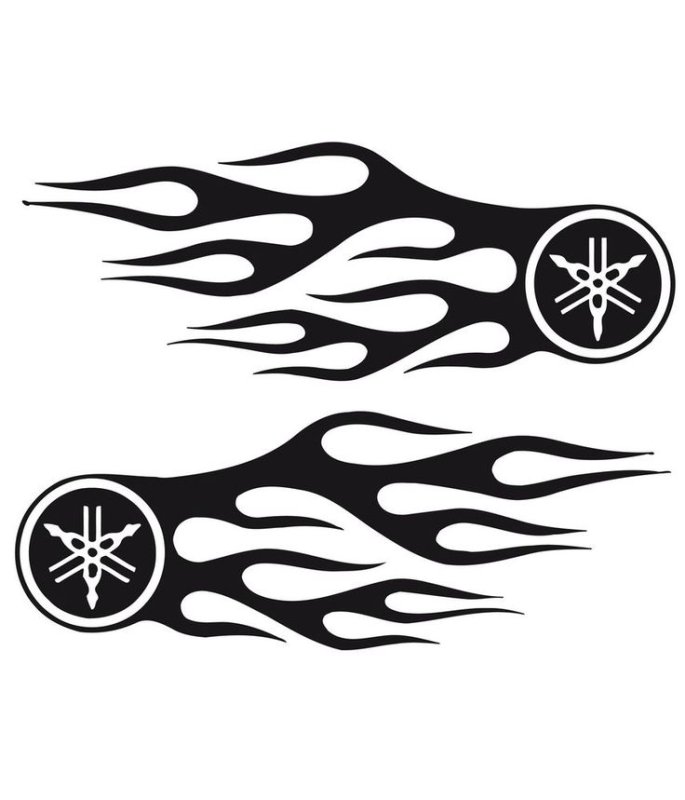 Мотоциклы с наклейками