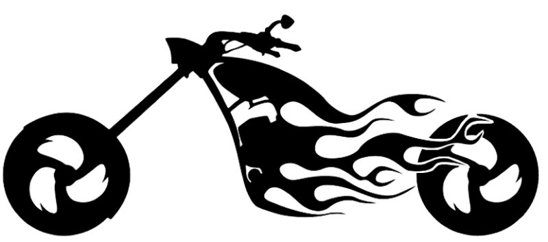 Очертание мотоцикла