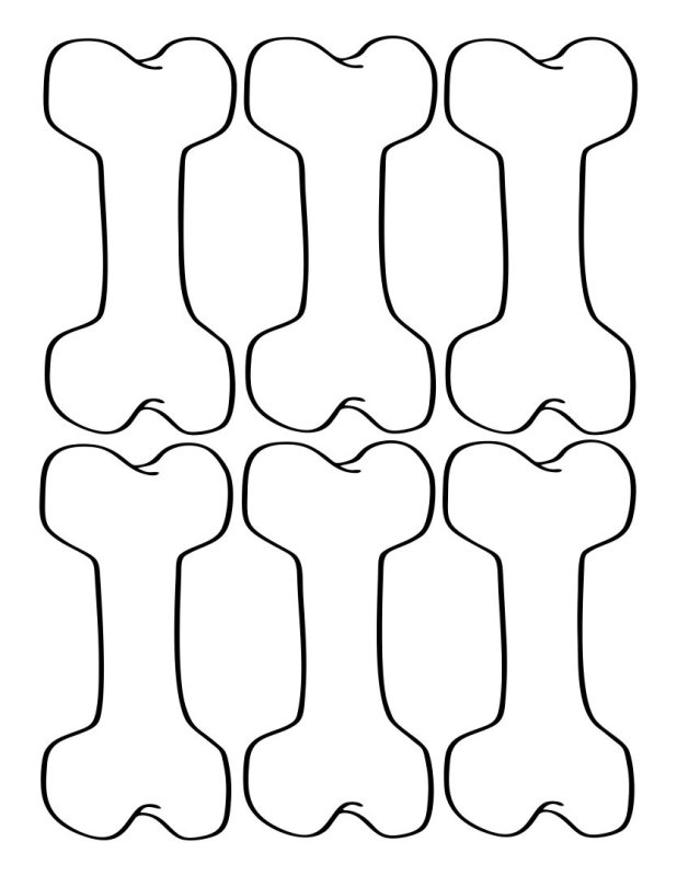 Трафарет костей