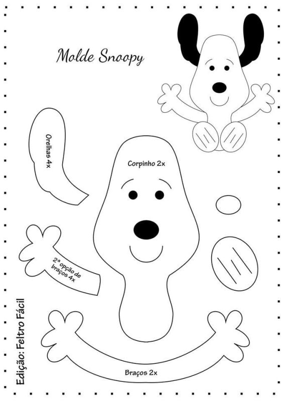 Игрушки из фетра выкройки