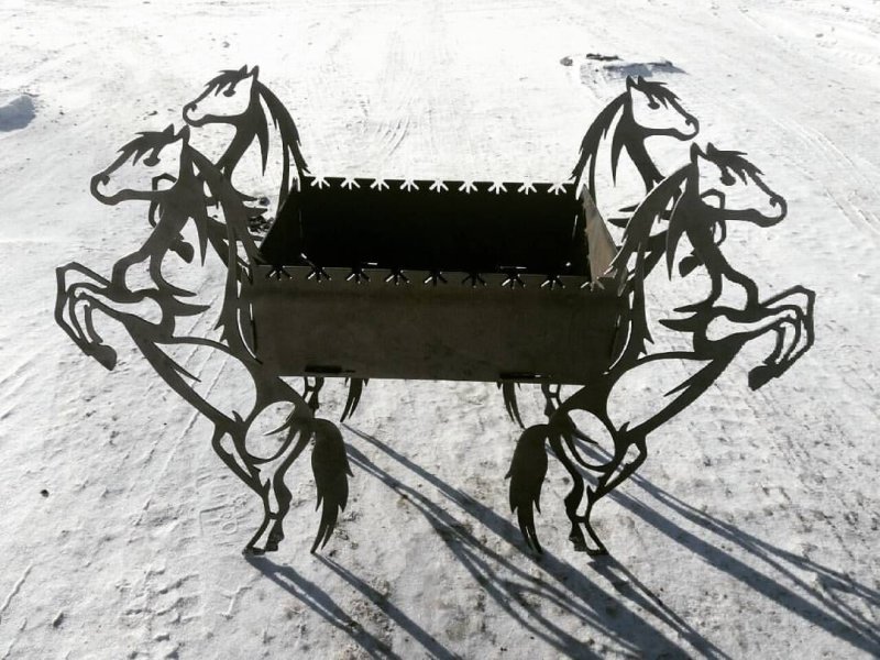 Мангал для лазерной резки