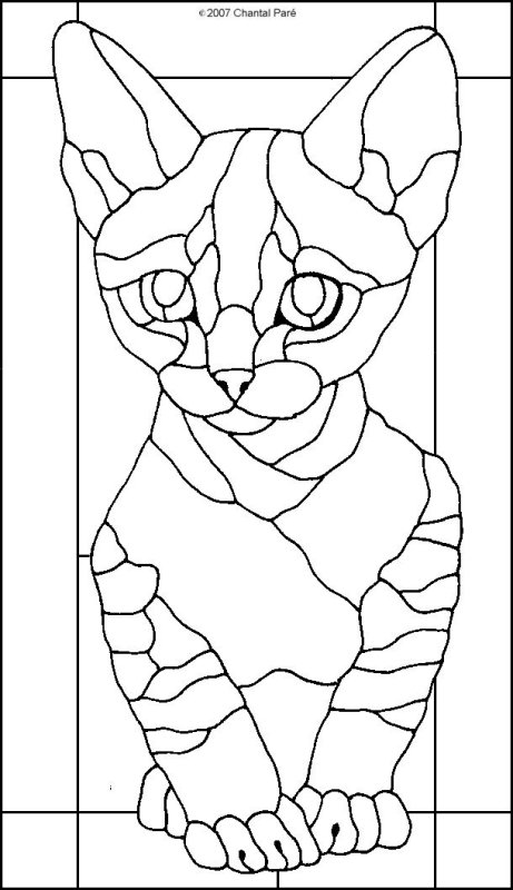 Витраж рисунок