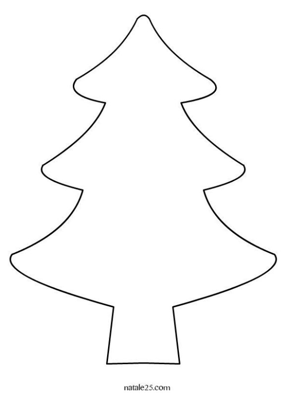 Шаблон елки