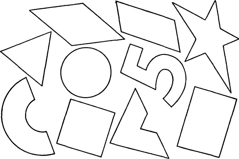 Фигурки для вырезания для малышей