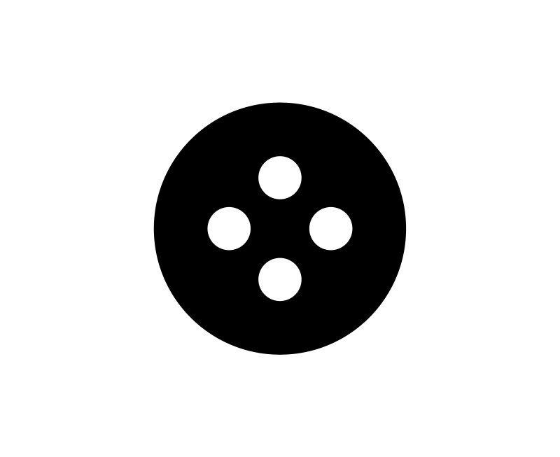 Пуговицы черно белые