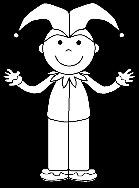 Рисунок петрушки для раскрашивания