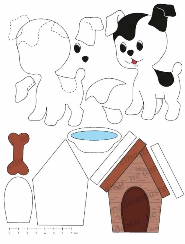 Фетр игрушки выкройки