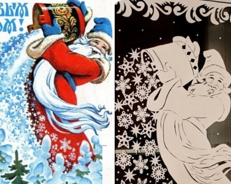 Вытанки дед Мороз с ведром