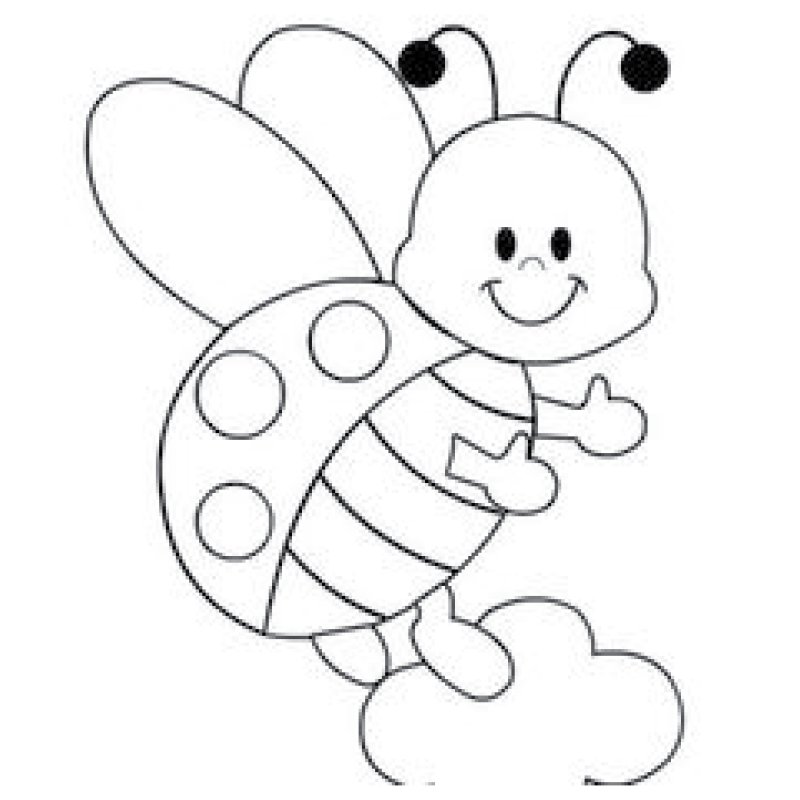 Шаблон для рисования для малышей