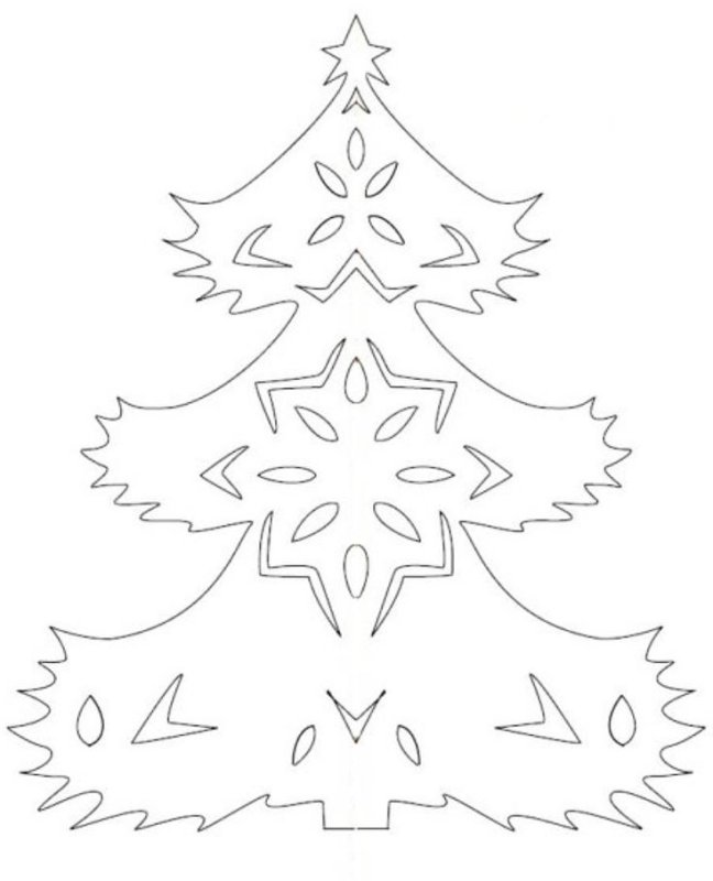 Трафареты на окна новогодние