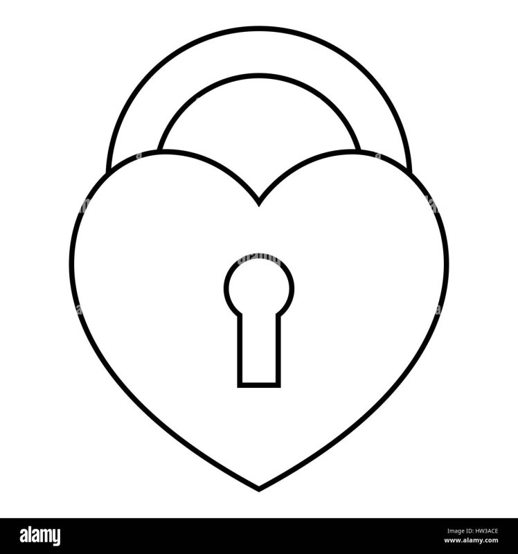 Раскраска замок дверной