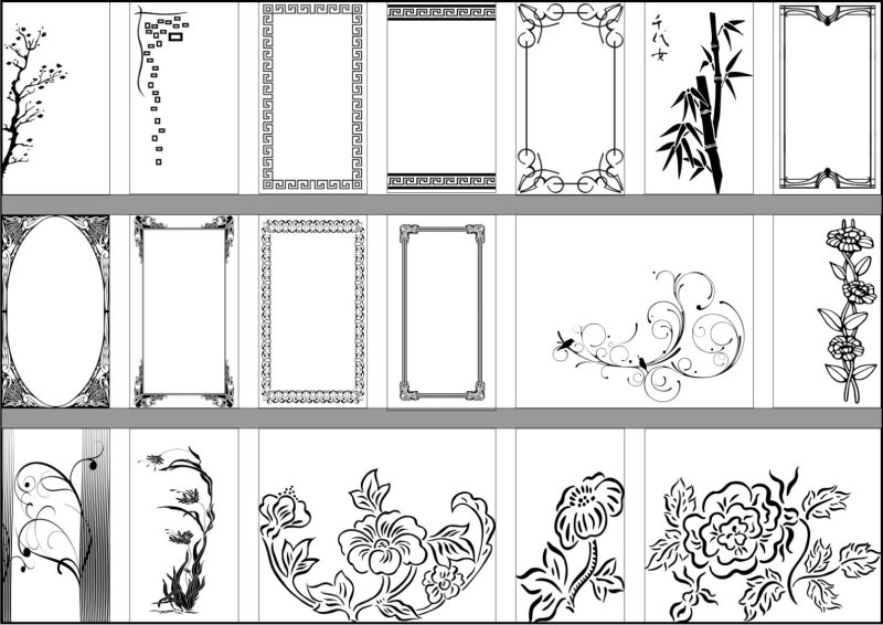 Эскизы пескоструйных рисунков