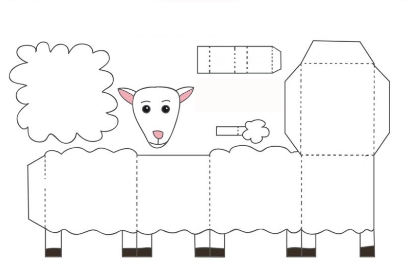 Развертка для склейки