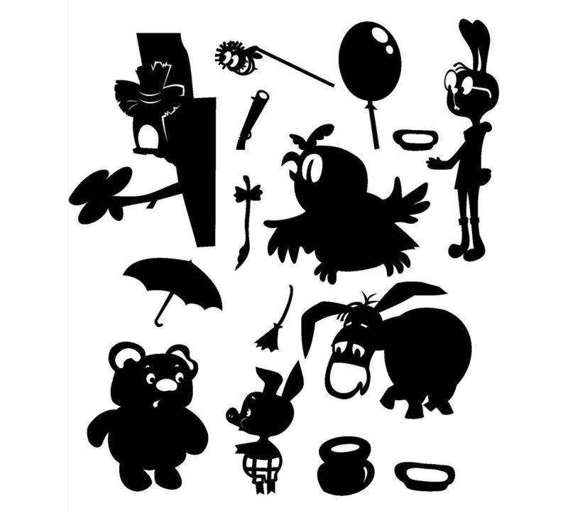 Фигурки для театра теней