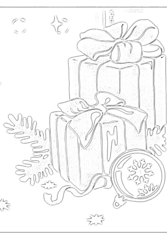 Вытынанки подарки новогодние