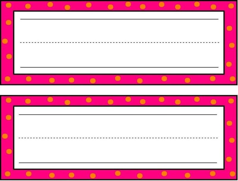 Бейджики макет