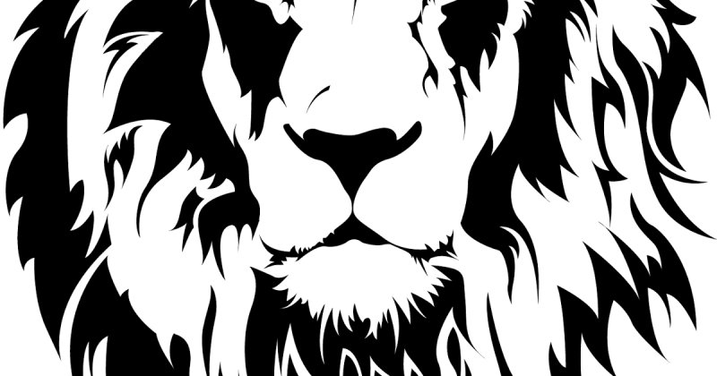 Стилизованная голова Льва