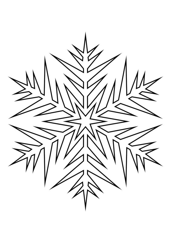 Снежинки на окна трафареты