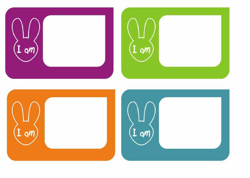 Макет бейджа