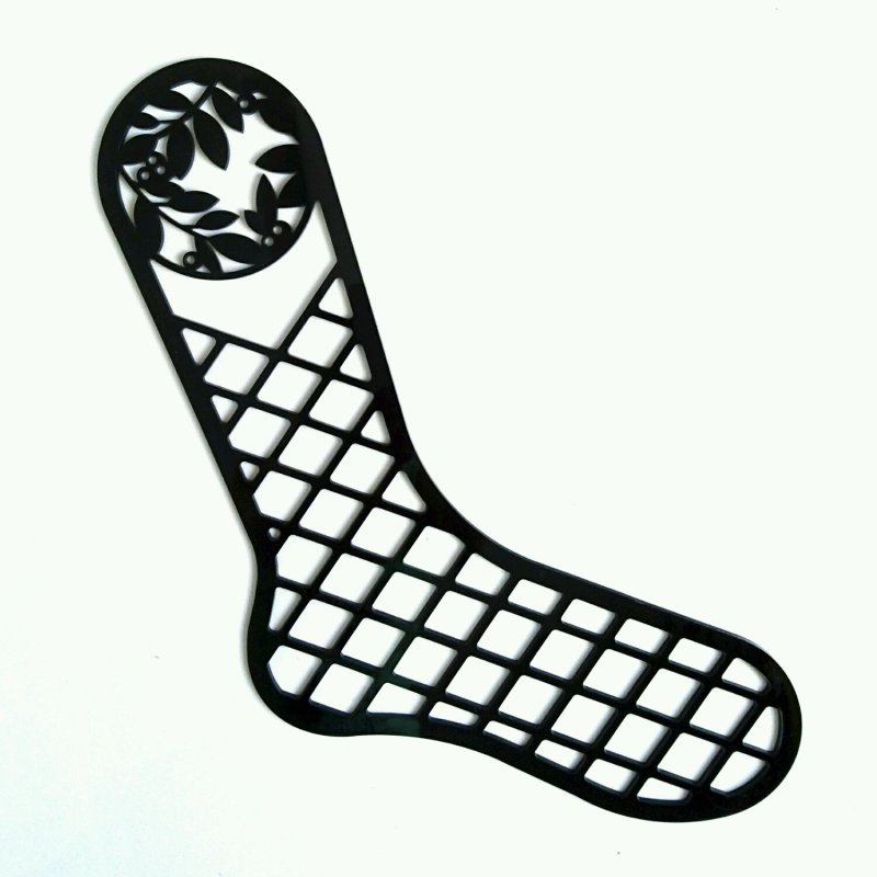 Трафарет блокатора для носков