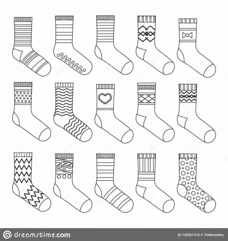 Носки для распечатки