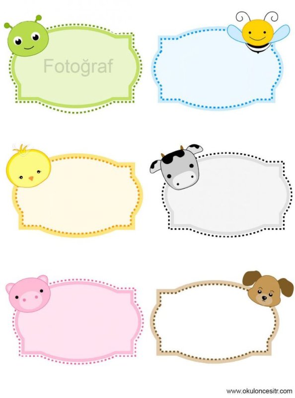 Бирка макет