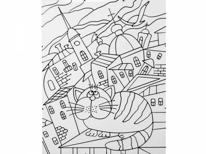 Рисунки для витражных красок