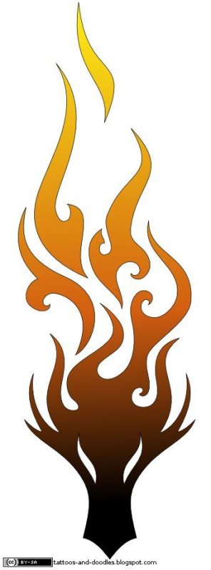 Стилизованное пламя