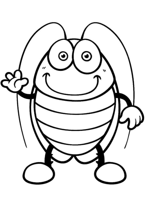 Мадагаскарский таракан раскраска