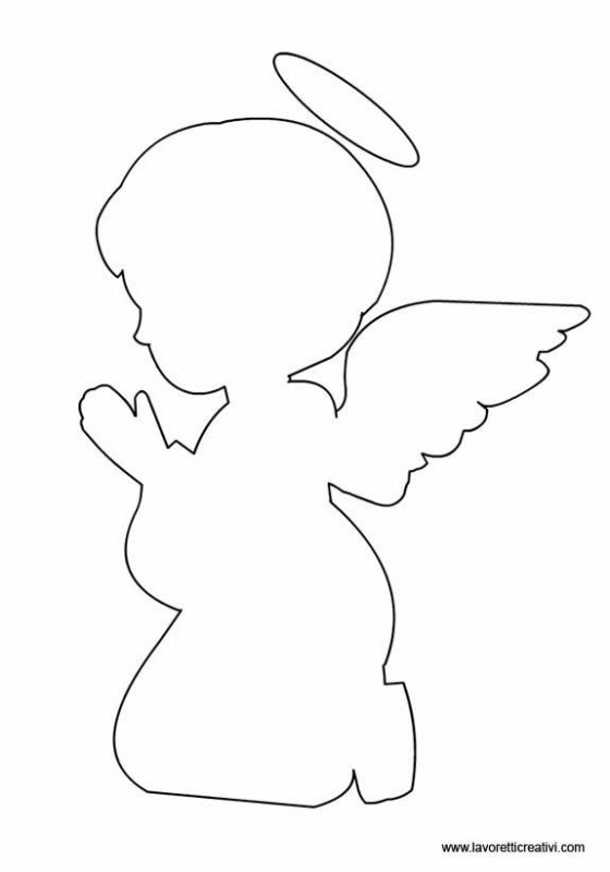 Ангелочек контур