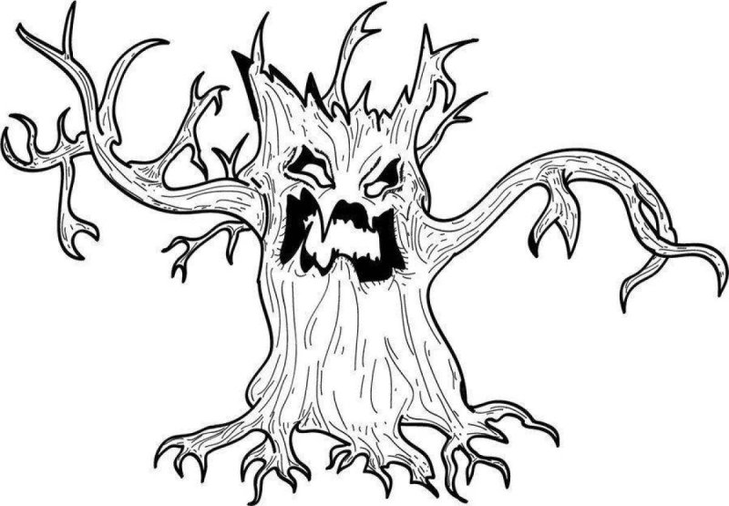 Картинки для Хэллоуина для срисовки