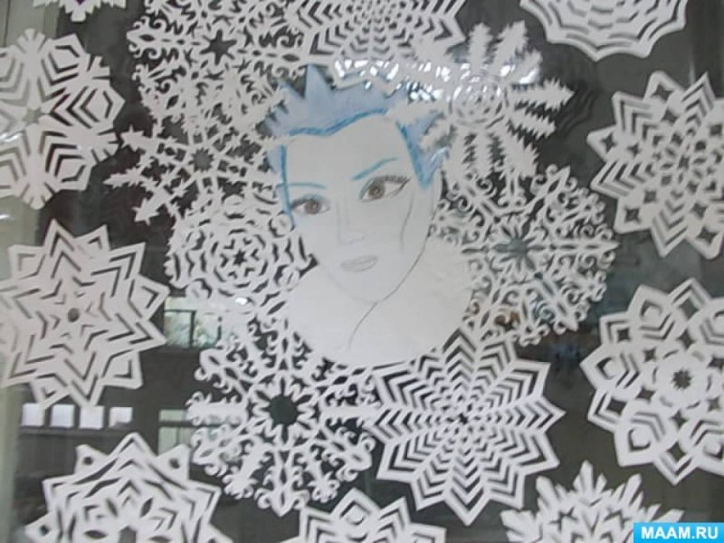 Вытаканка Снежная Королева лицо