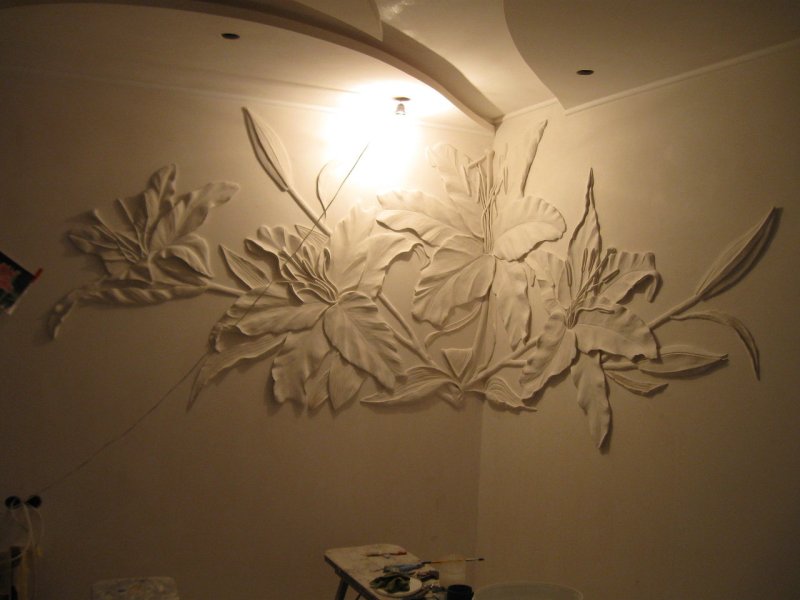 Барельеф в современном интерьере