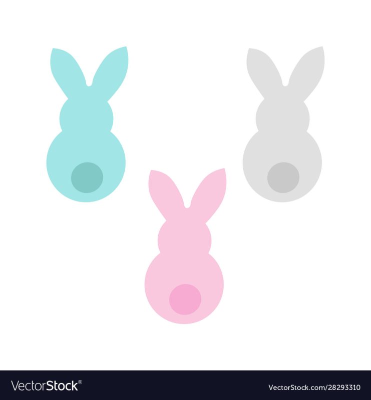 Силуэт кролика