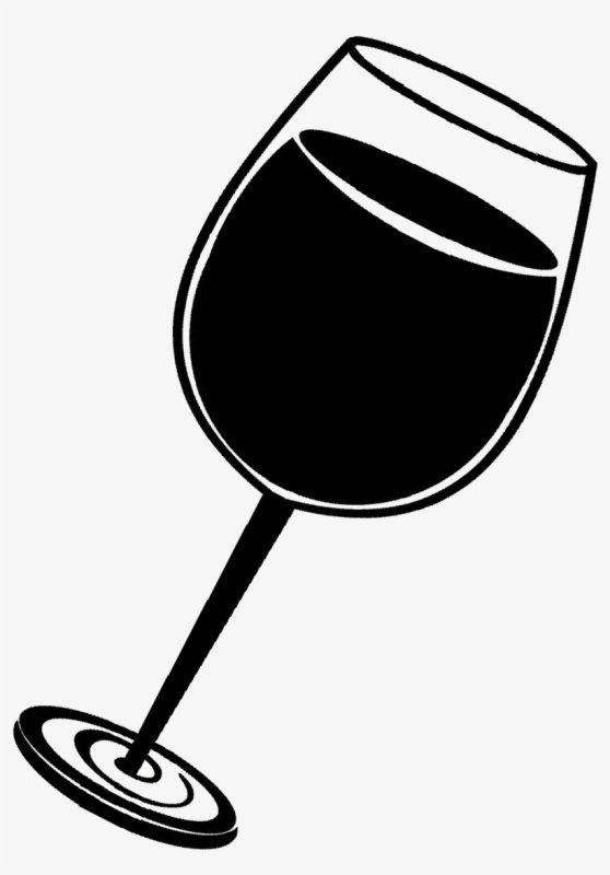 Бокал силуэт